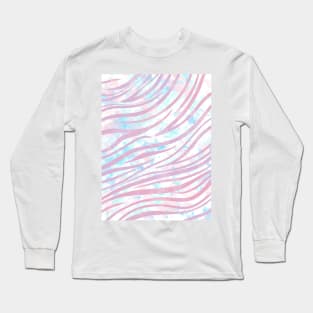 Watercolor Tiger Pattern Long Sleeve T-Shirt